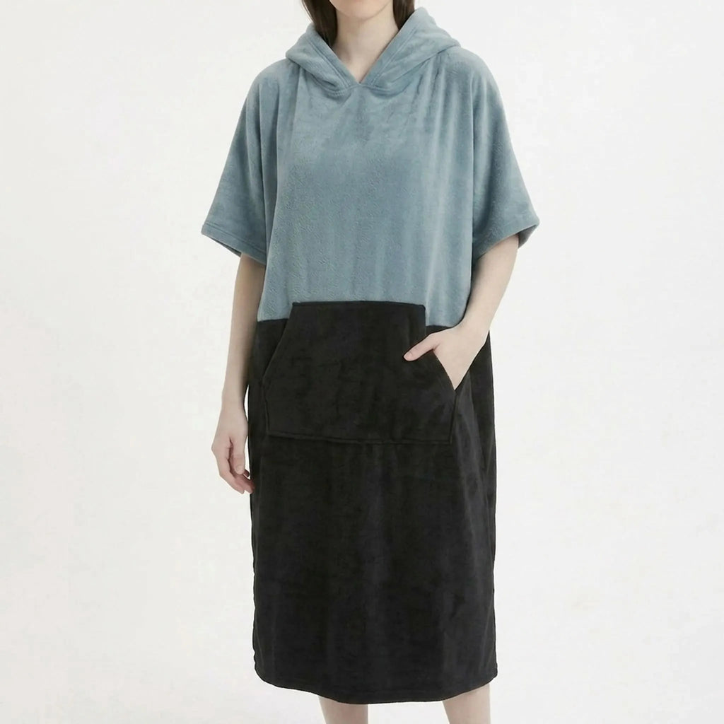 Badponcho met capuchon – Liva