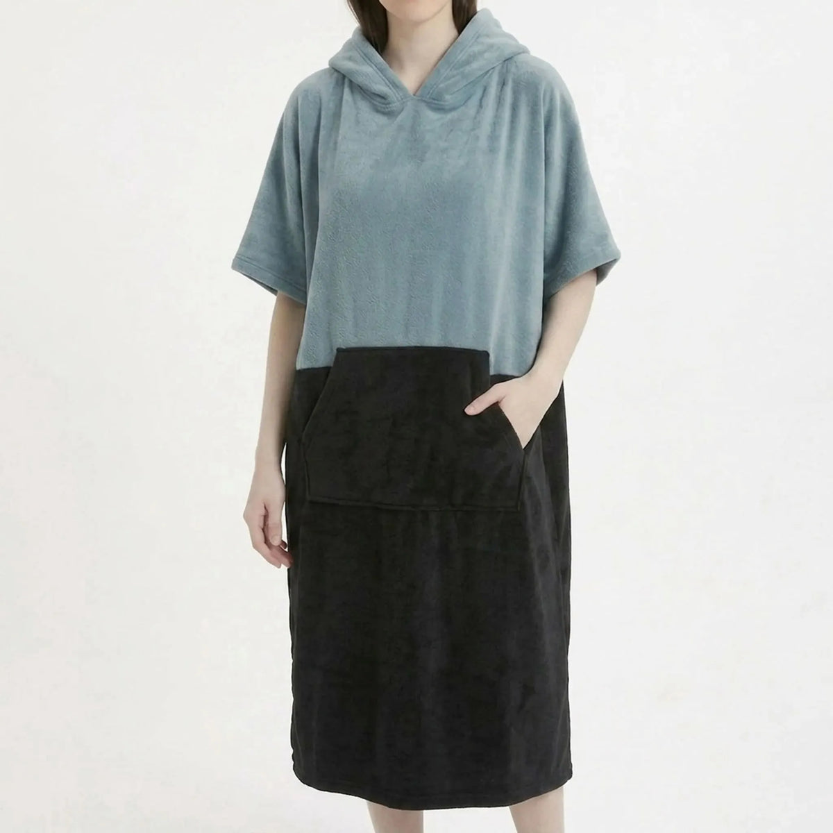 Badponcho met capuchon – Liva