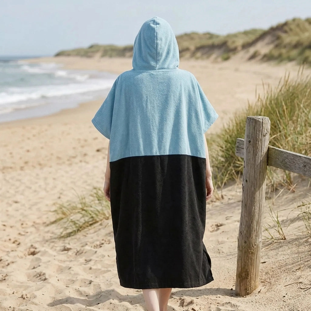 Badponcho met capuchon – Liva