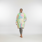 Hoodie en dekentje gecombineerd