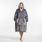 Hoodie en dekentje gecombineerd