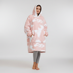 Hoodie en dekentje gecombineerd