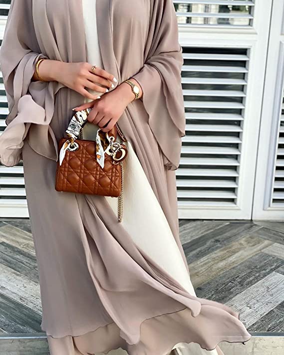 Open amina abaya met hijab