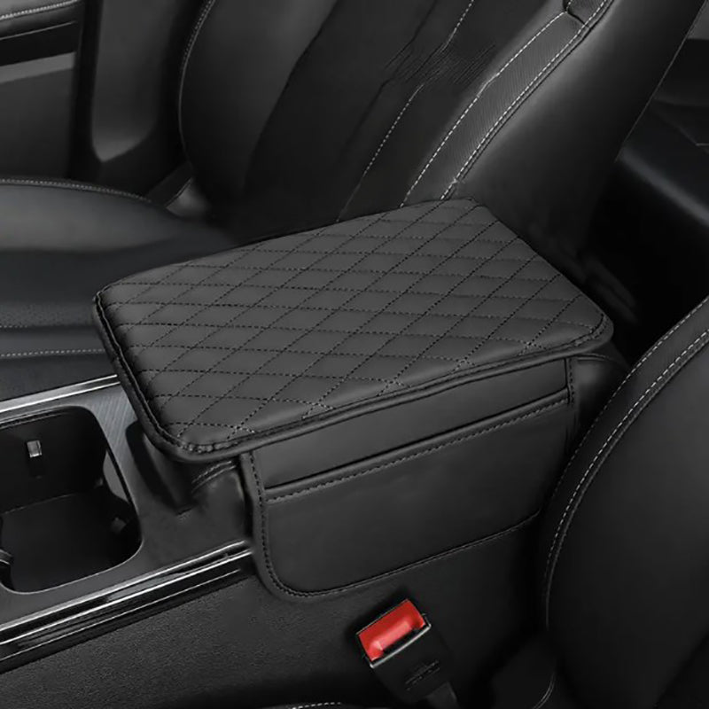 PU lederen auto armleuning mat