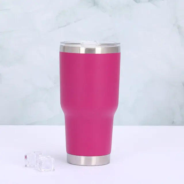 Thermosbeker met schuifdeksel
