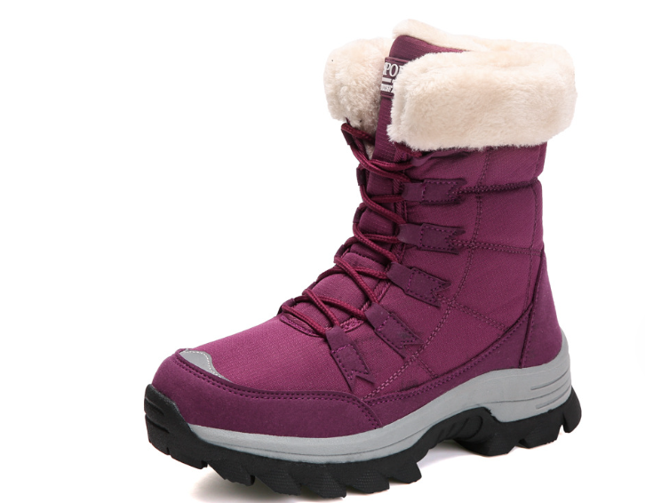 Gevoerde warme snowboots voor vrouwen