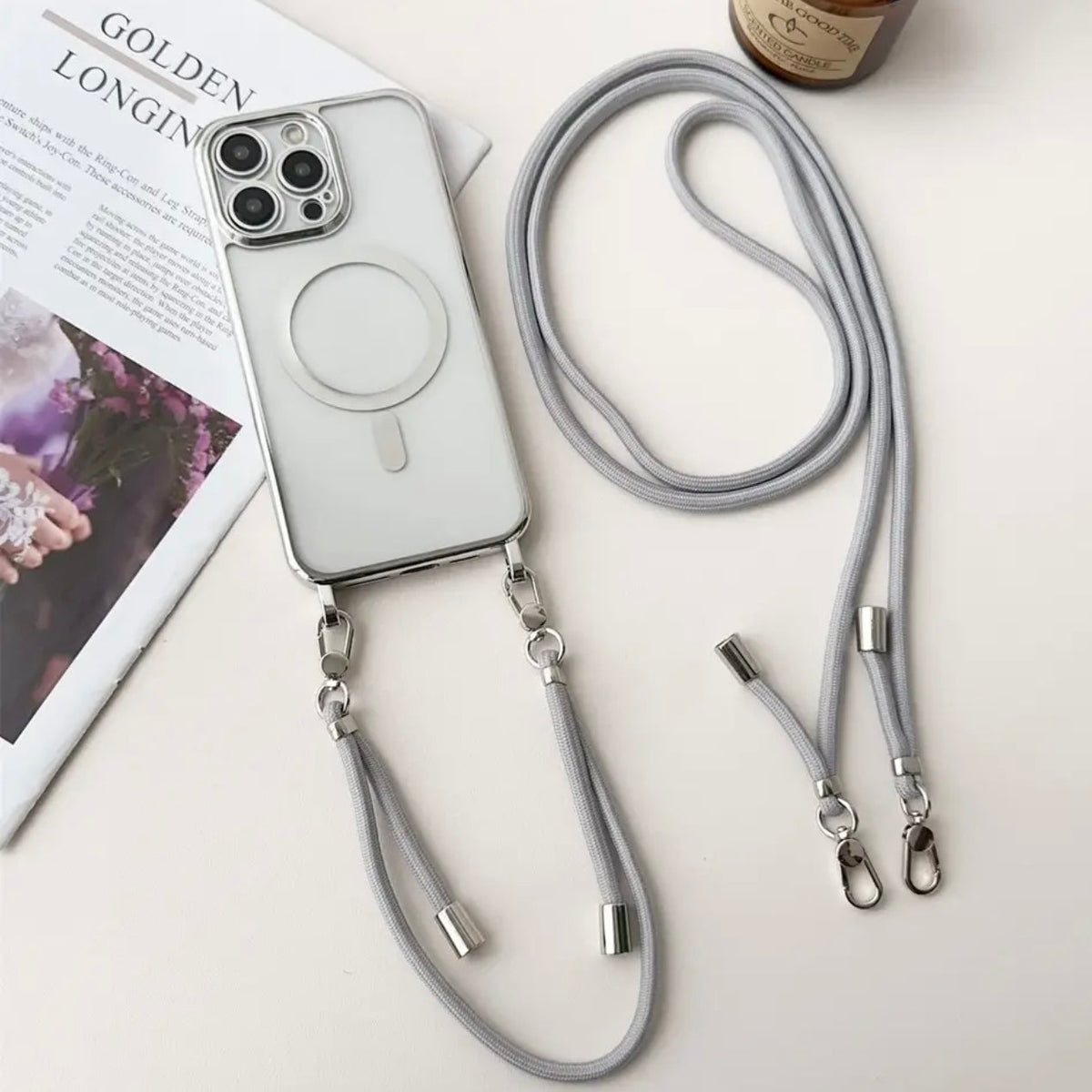 MagSafe schoudertas voor iphone met draagriem – halo