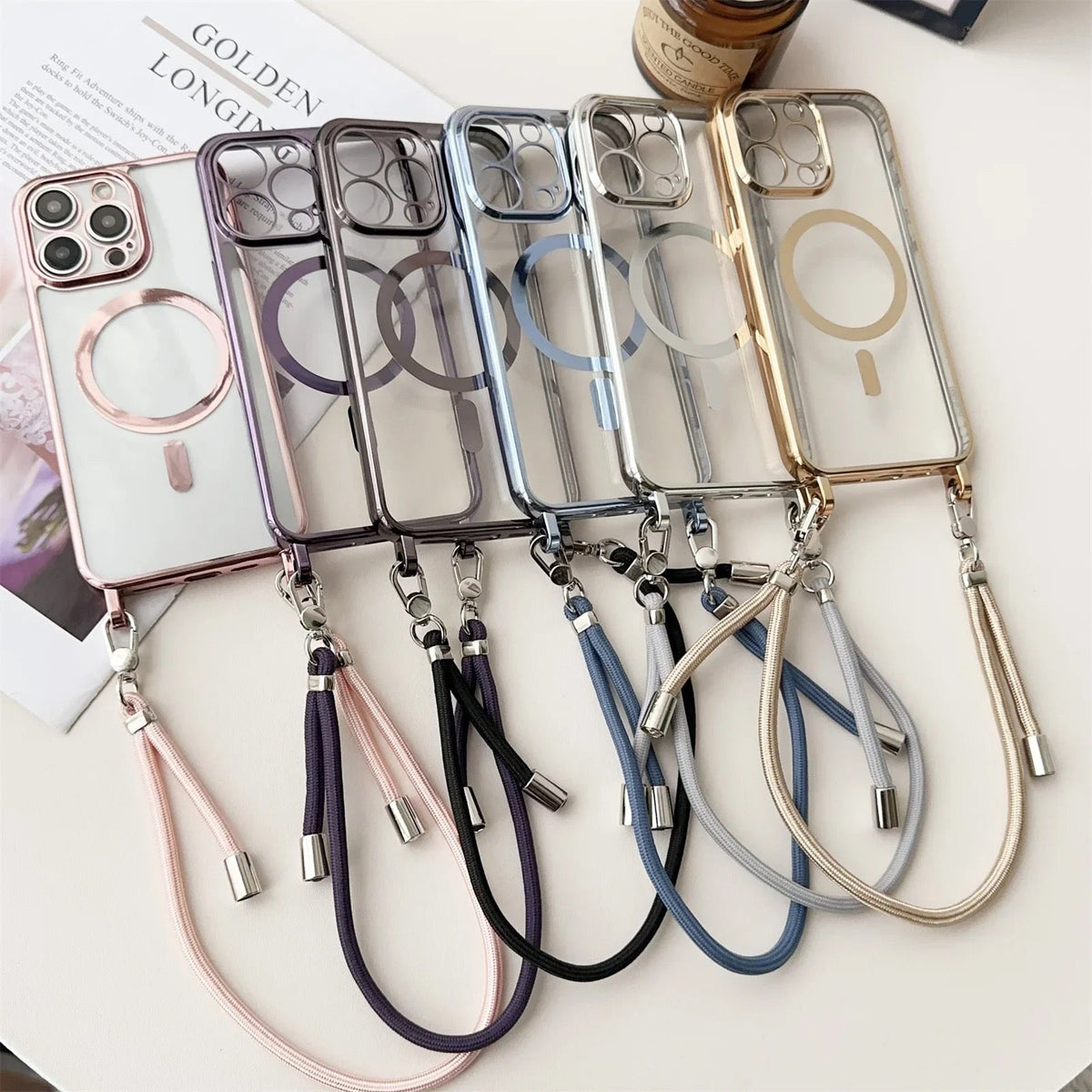 MagSafe schoudertas voor iphone met draagriem – halo