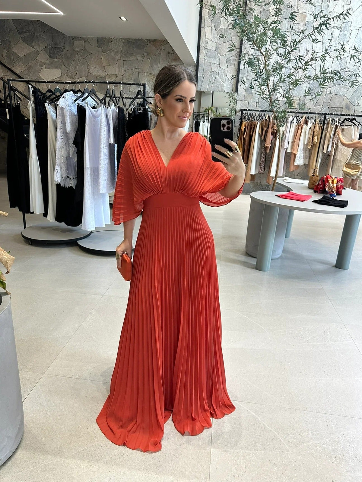 Adeodata | Geplooide maxi-jurk voor dames