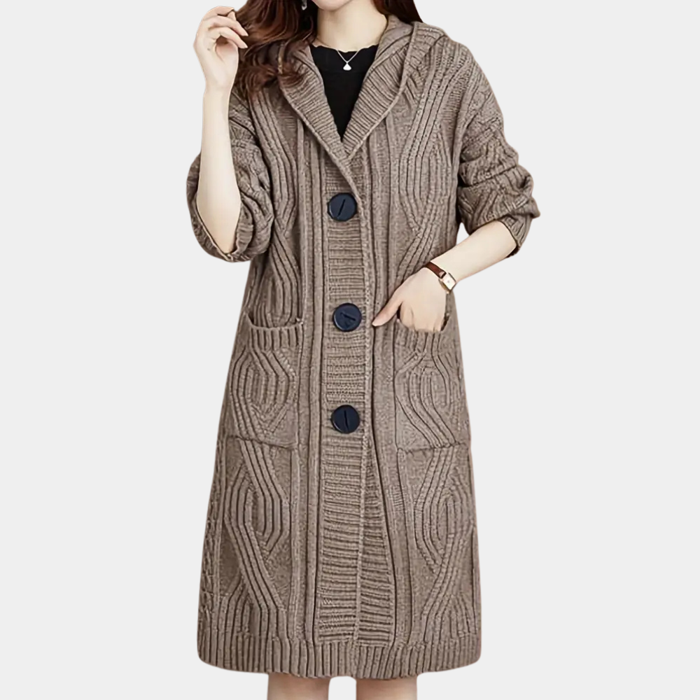 Gebreid vest voor dames – Noor