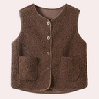 Casual geknoopte damesbodywarmer
