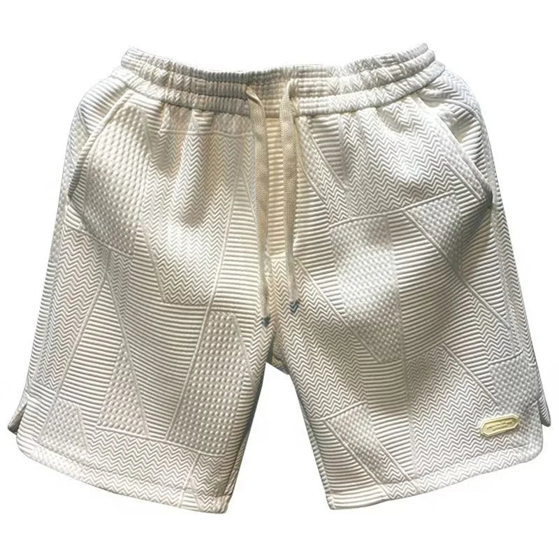 Herringbone heren shorts met ice-silk ttechnologie