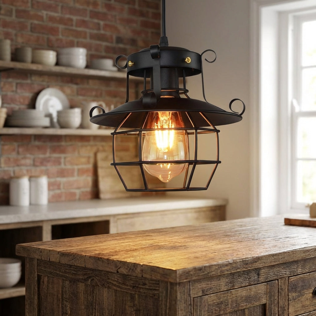 Industriële plafondhanglamp