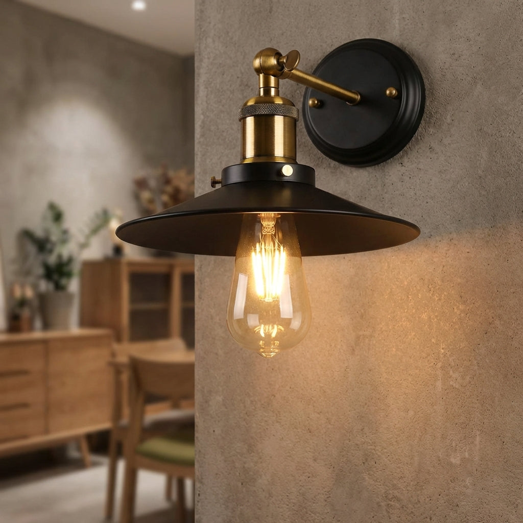 Wandlamp in industriële stijl – Liva