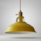 Industriële metalen hanglamp