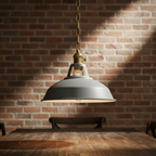 Industriële metalen hanglamp
