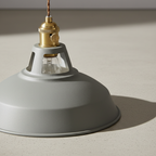 Industriële metalen hanglamp