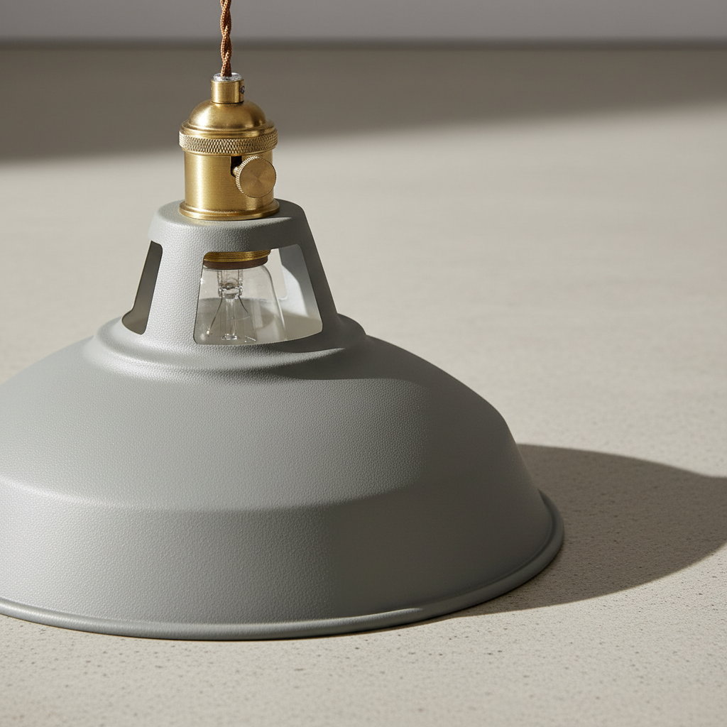 Industriële metalen hanglamp