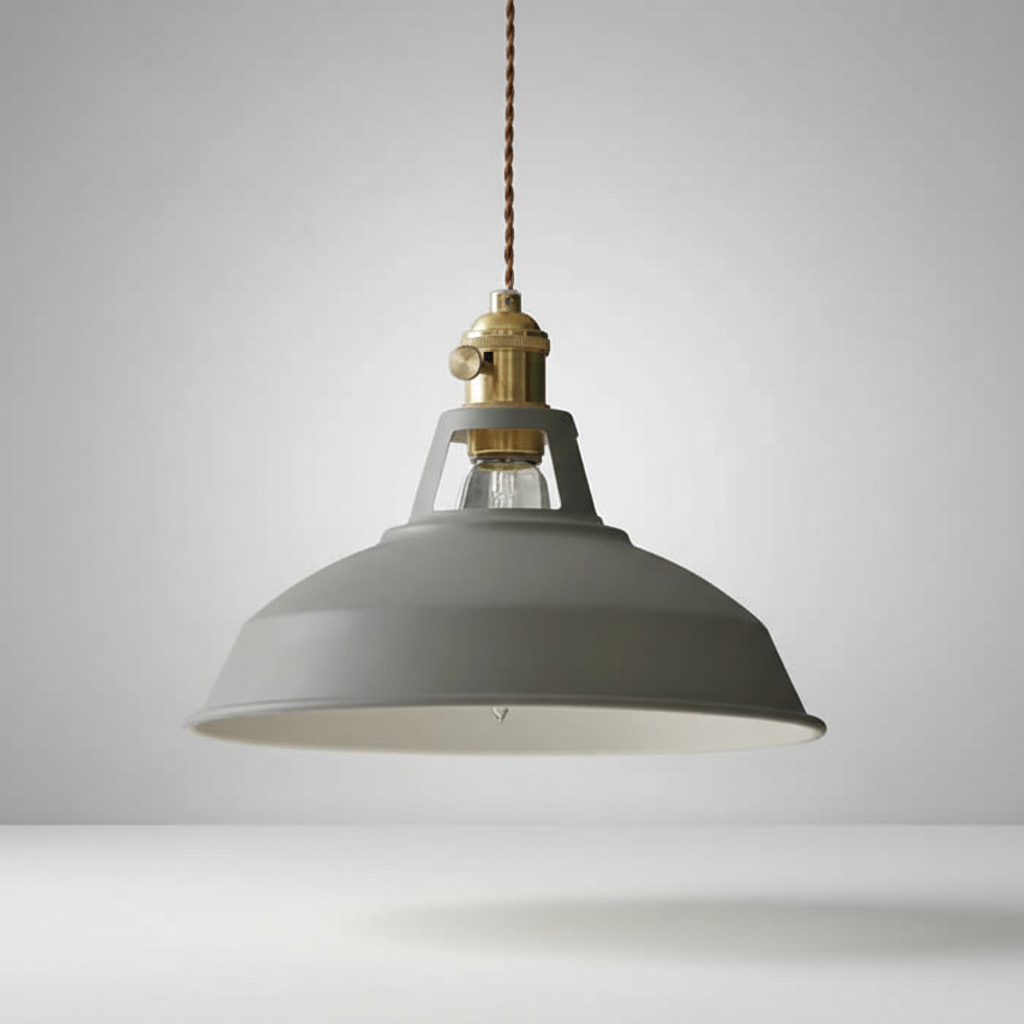 Industriële metalen hanglamp