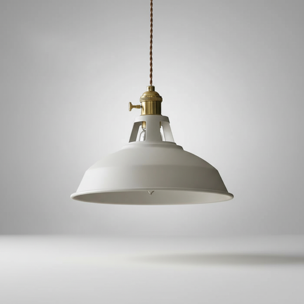 Industriële metalen hanglamp