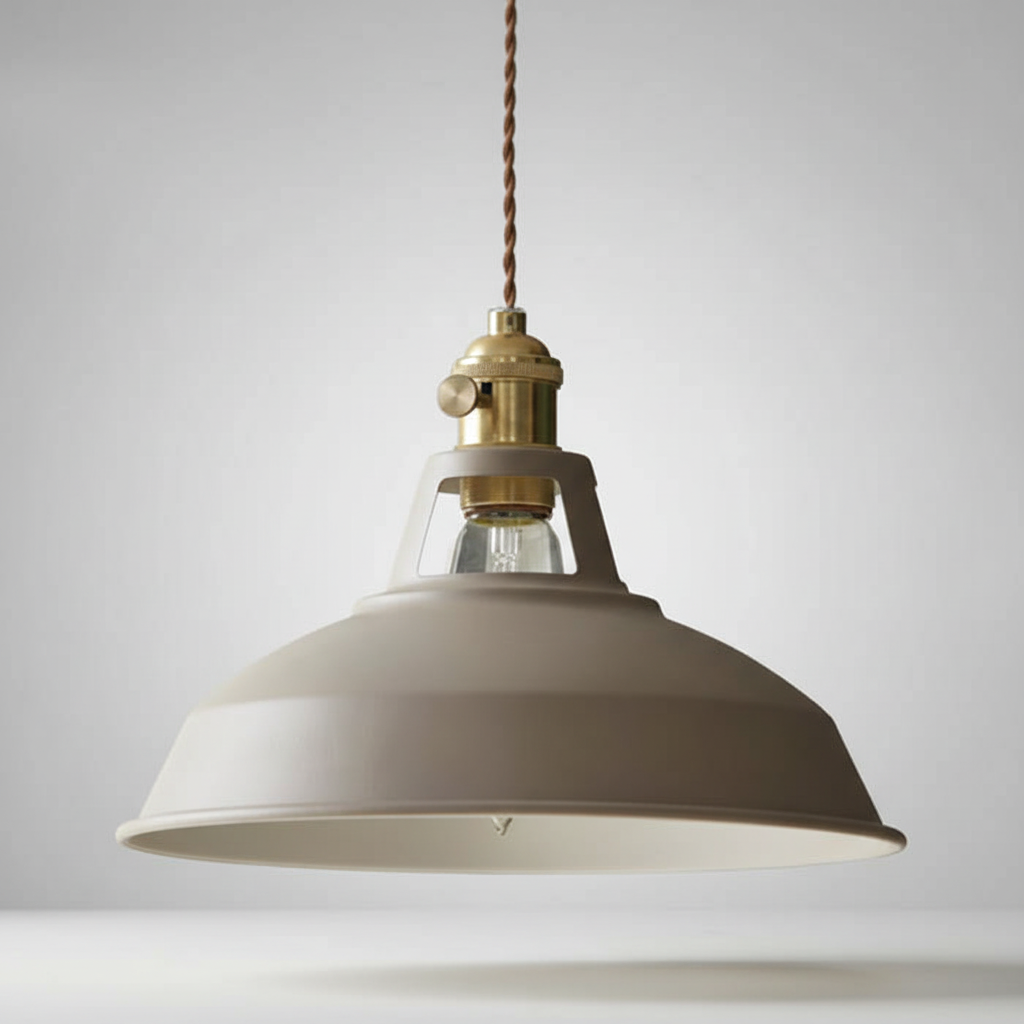 Industriële metalen hanglamp