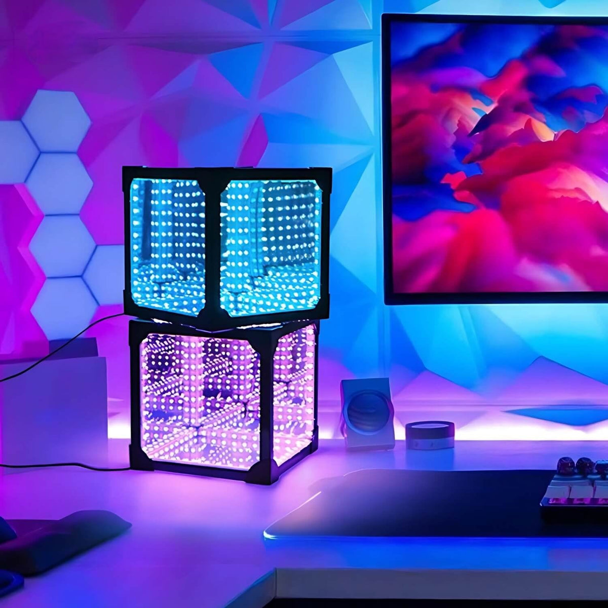 3D LED lichtbol met diepte-illusie