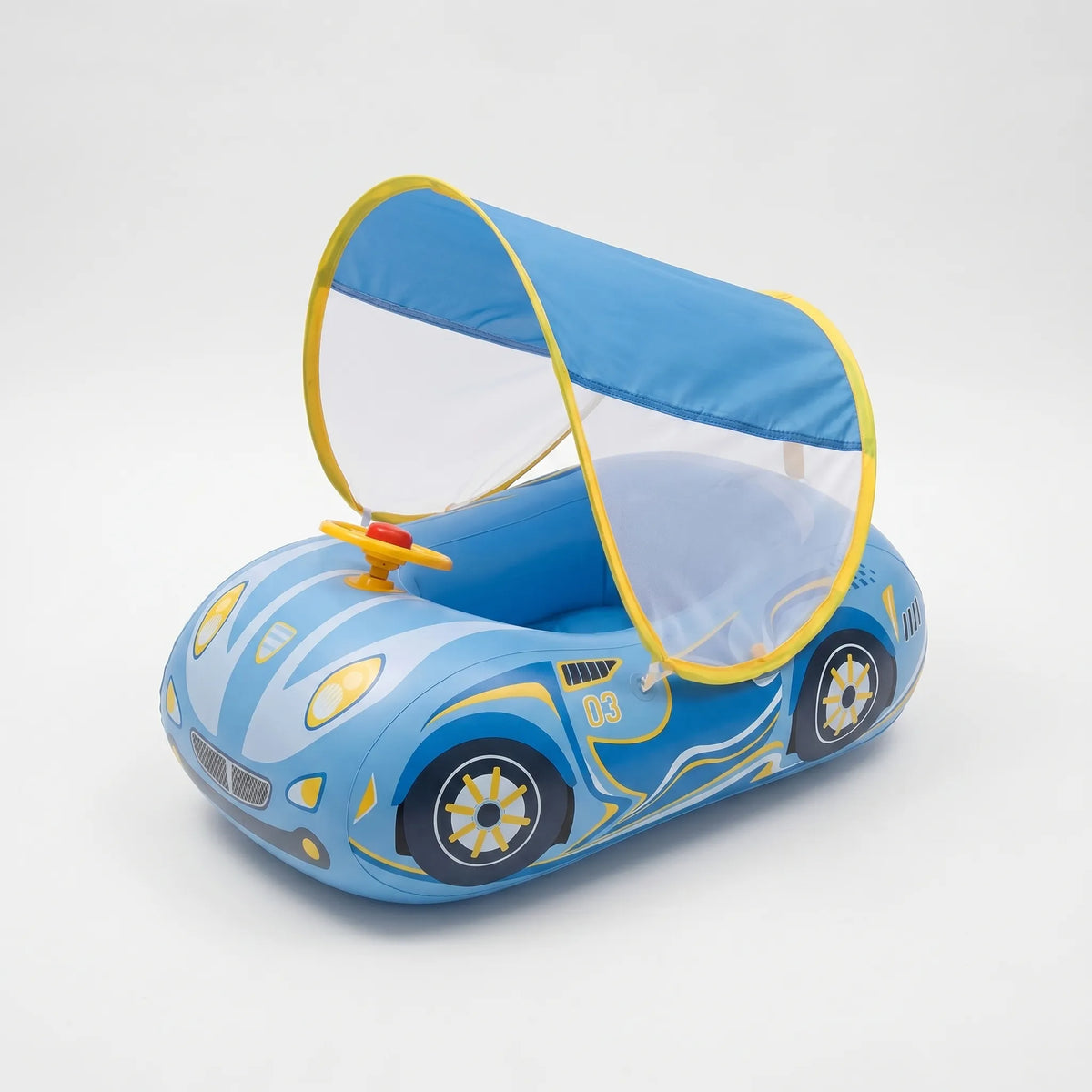 Opblaasbare auto voor in het zwembad