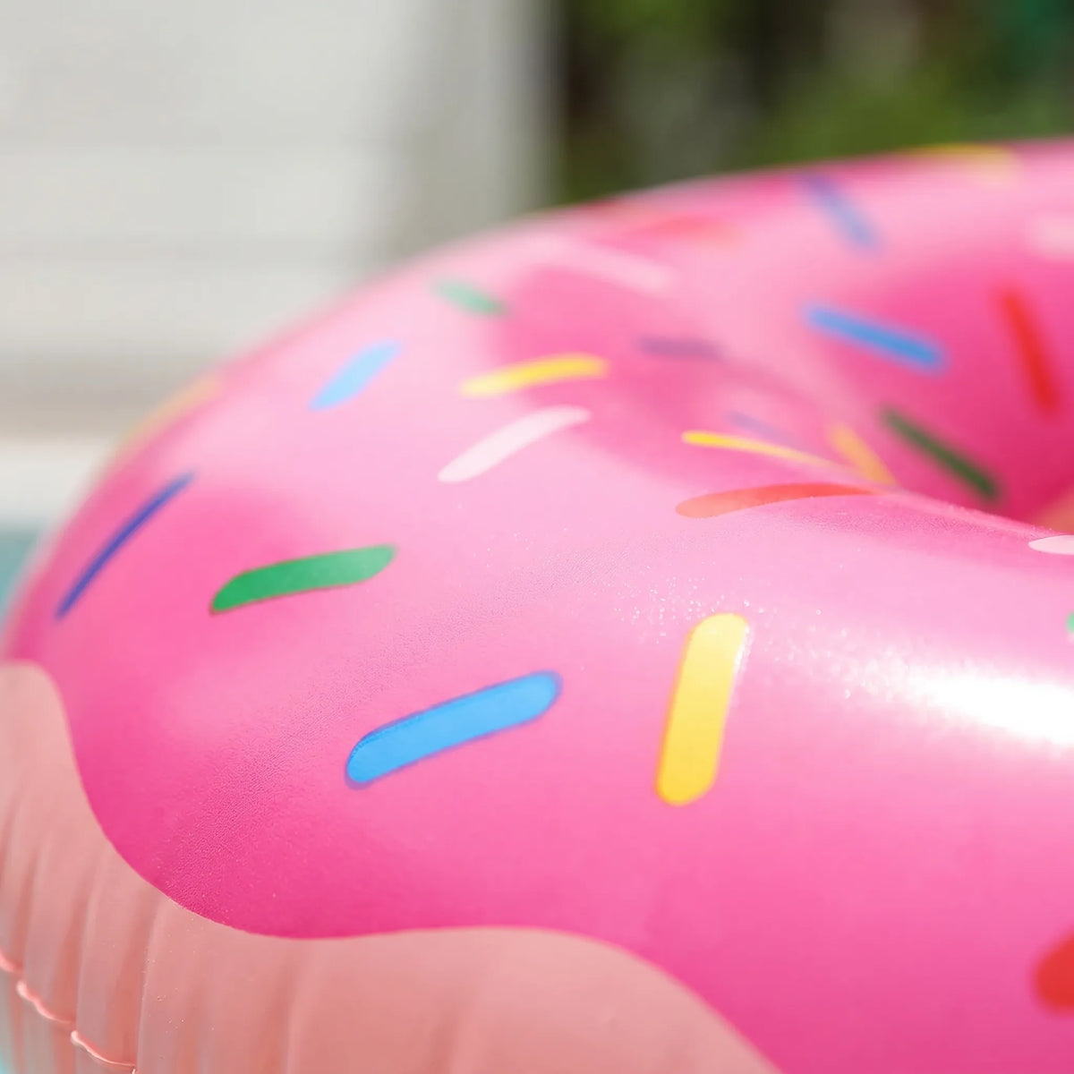 Opblaasbare donut-zwemring