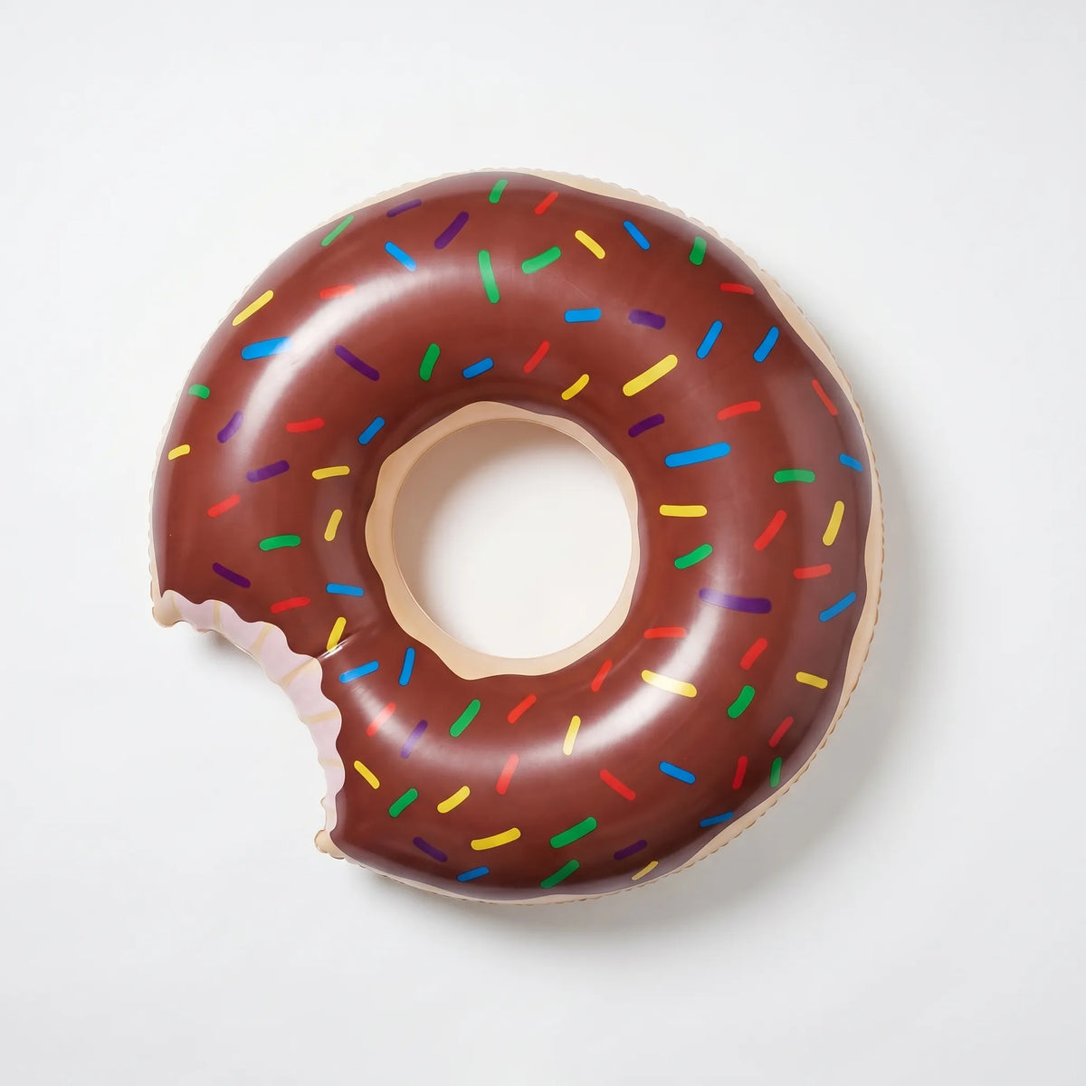 Opblaasbare donut-zwemring