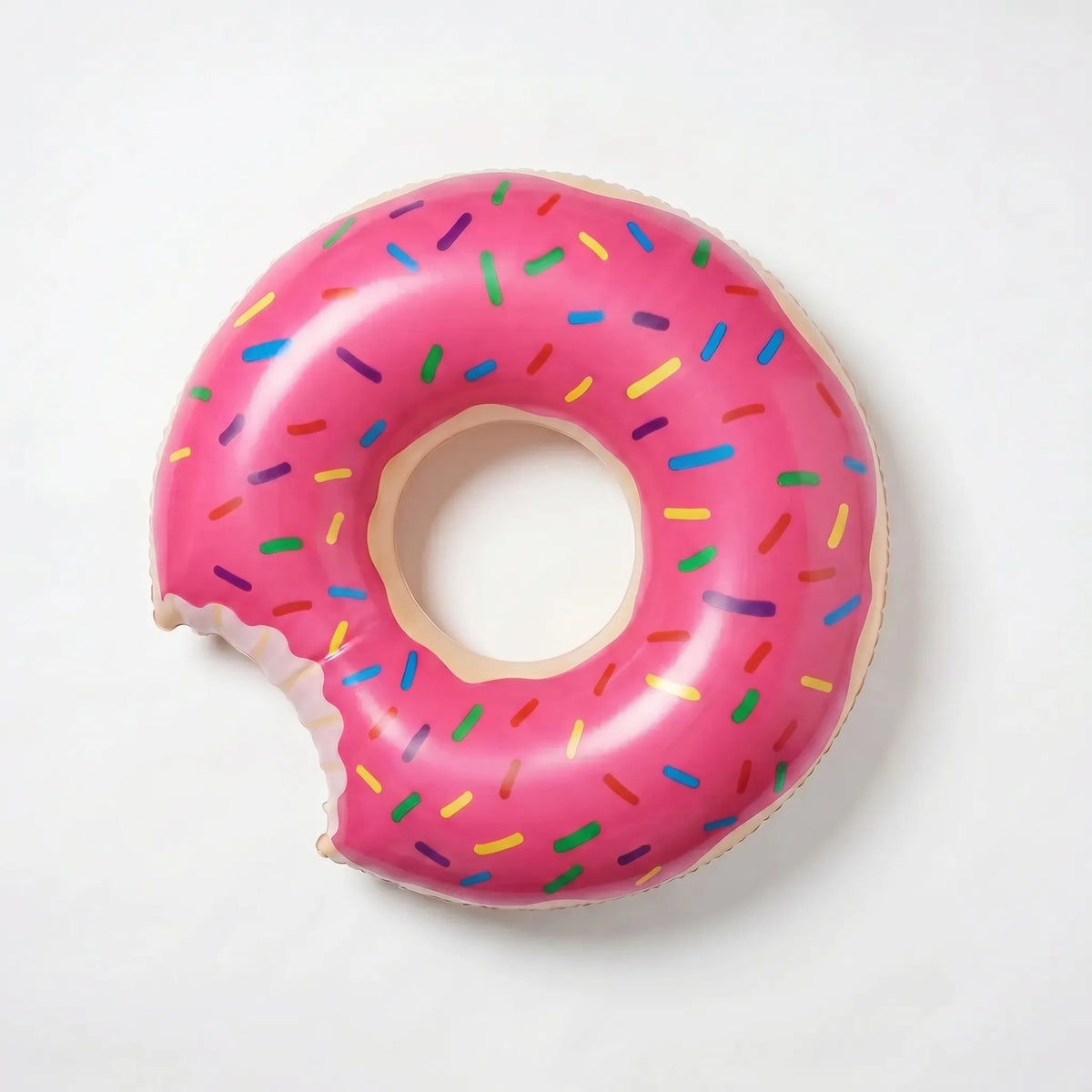 Opblaasbare donut-zwemring