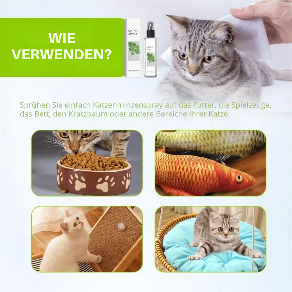 Rustgevende kattenspray