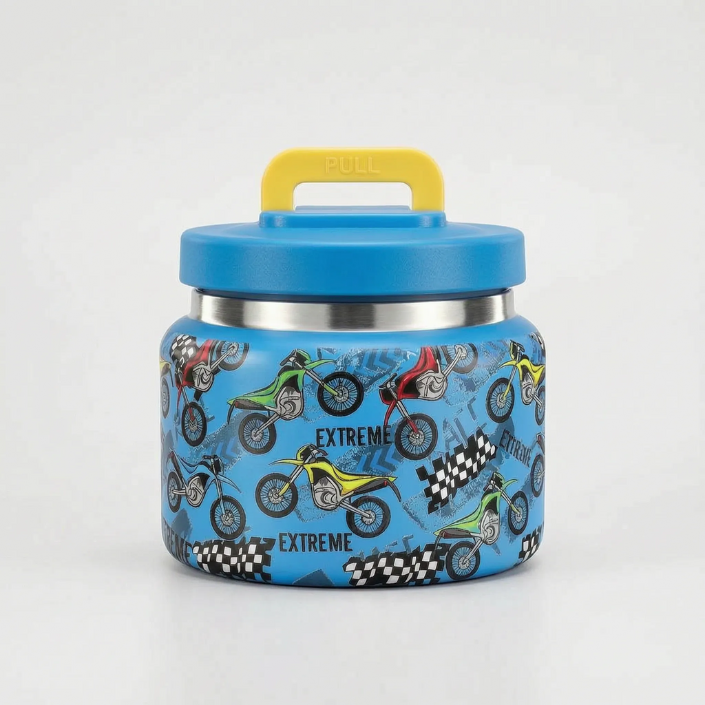 Geïsoleerd compact voedselpotje voor kinderen