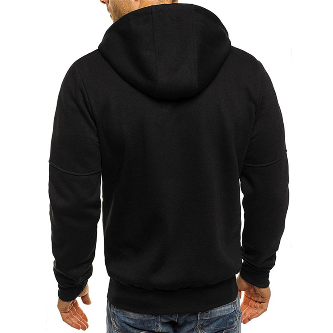 Roel | Zachte herenhoodie met doorlopende rits