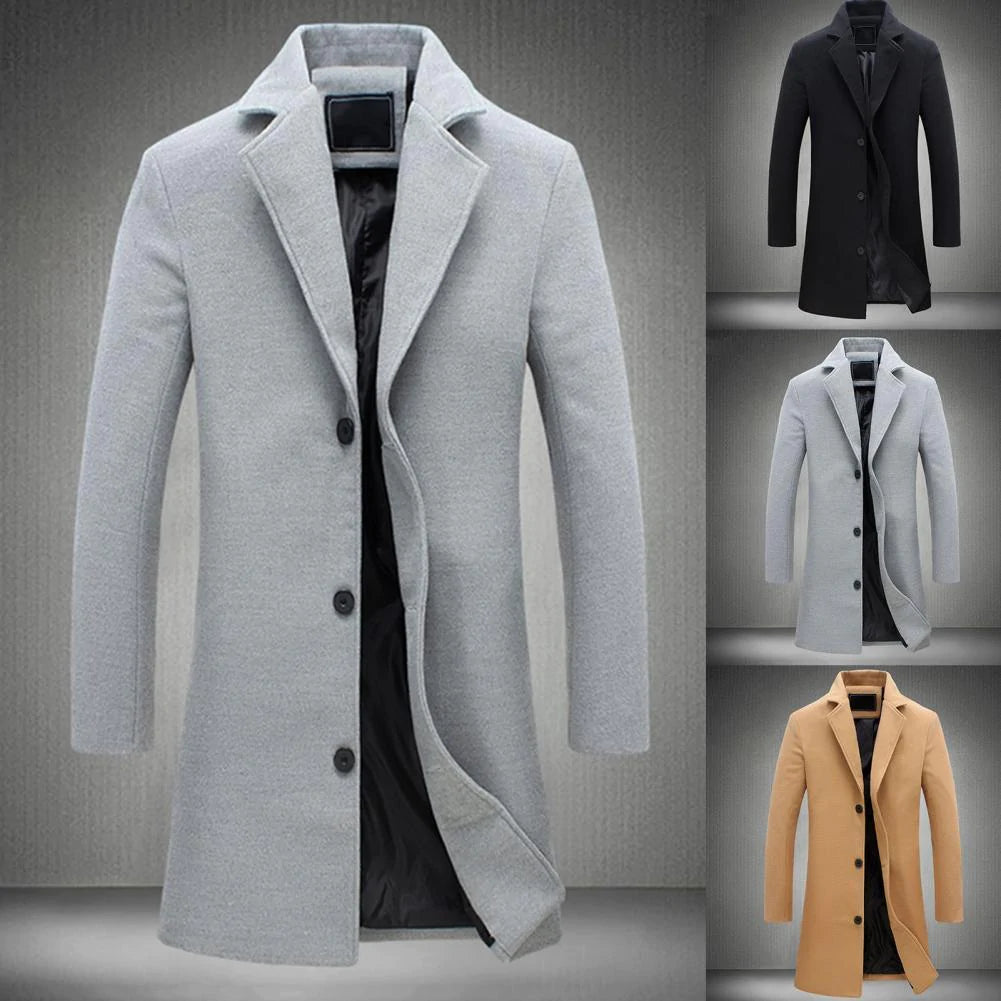 Lange winterjas voor heren – Noor
