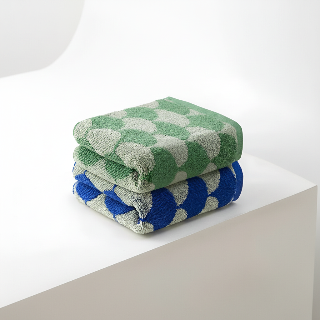 Jacquard-katoenen handdoek