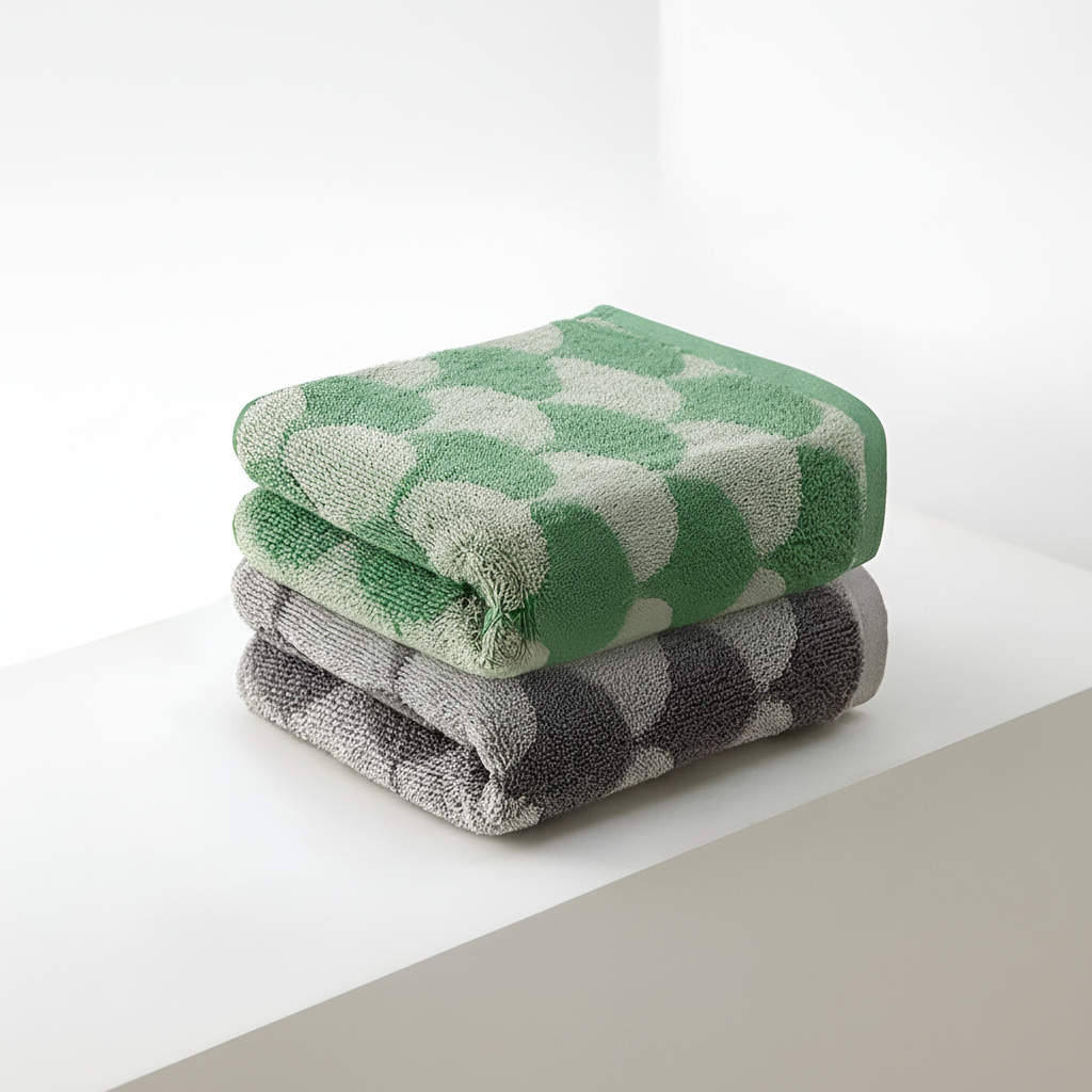 Jacquard-katoenen handdoek