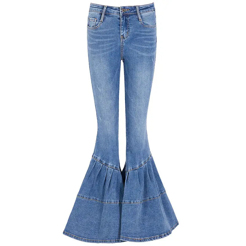 Hoge taille flared jeans
