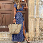 Boho-maxi jurk met patroon dames