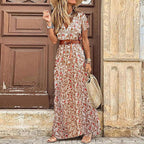 Boho-maxi jurk met patroon dames