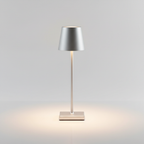 Draadloze aluminium tafellamp