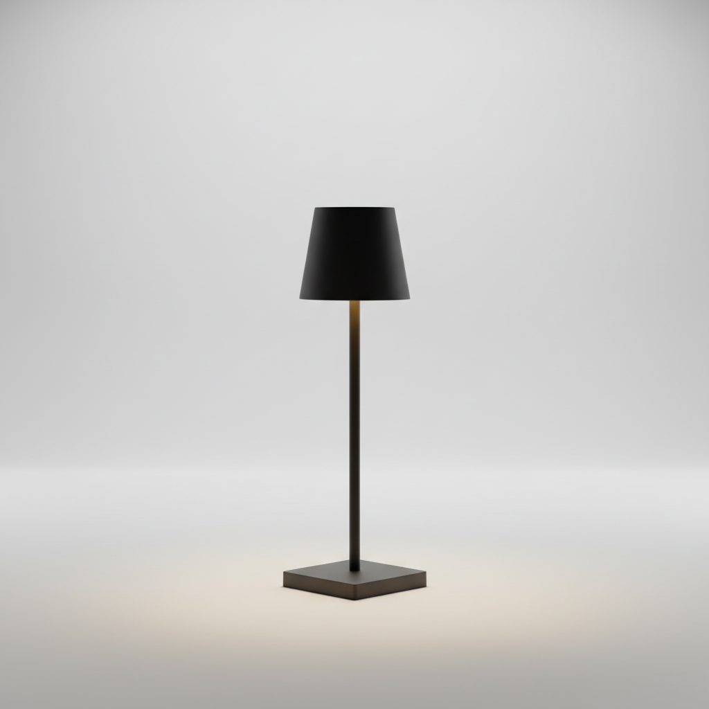 Draadloze aluminium tafellamp