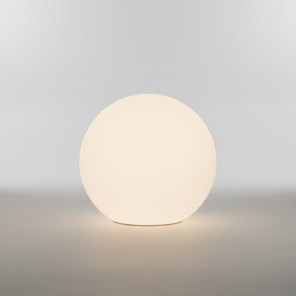 Draadloze bolvormige buitenlamp