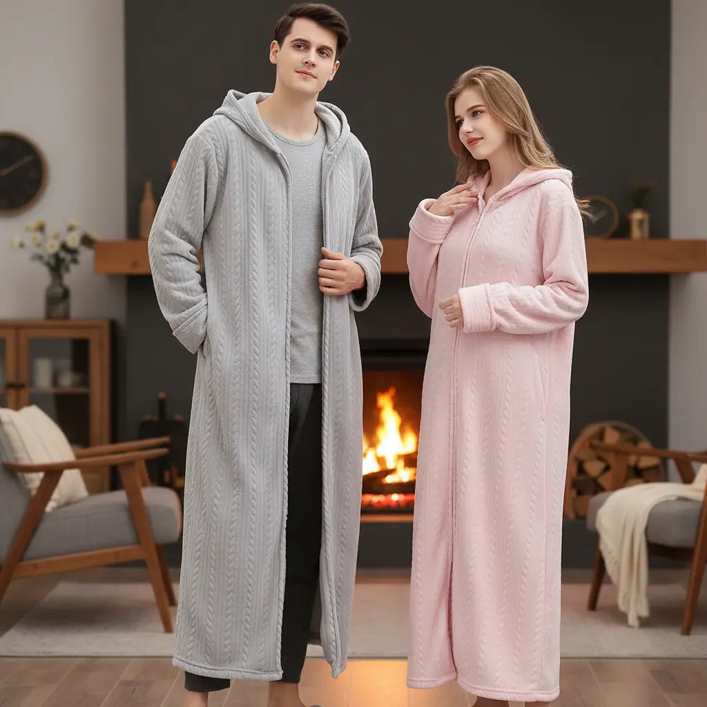 Hooded badjas
