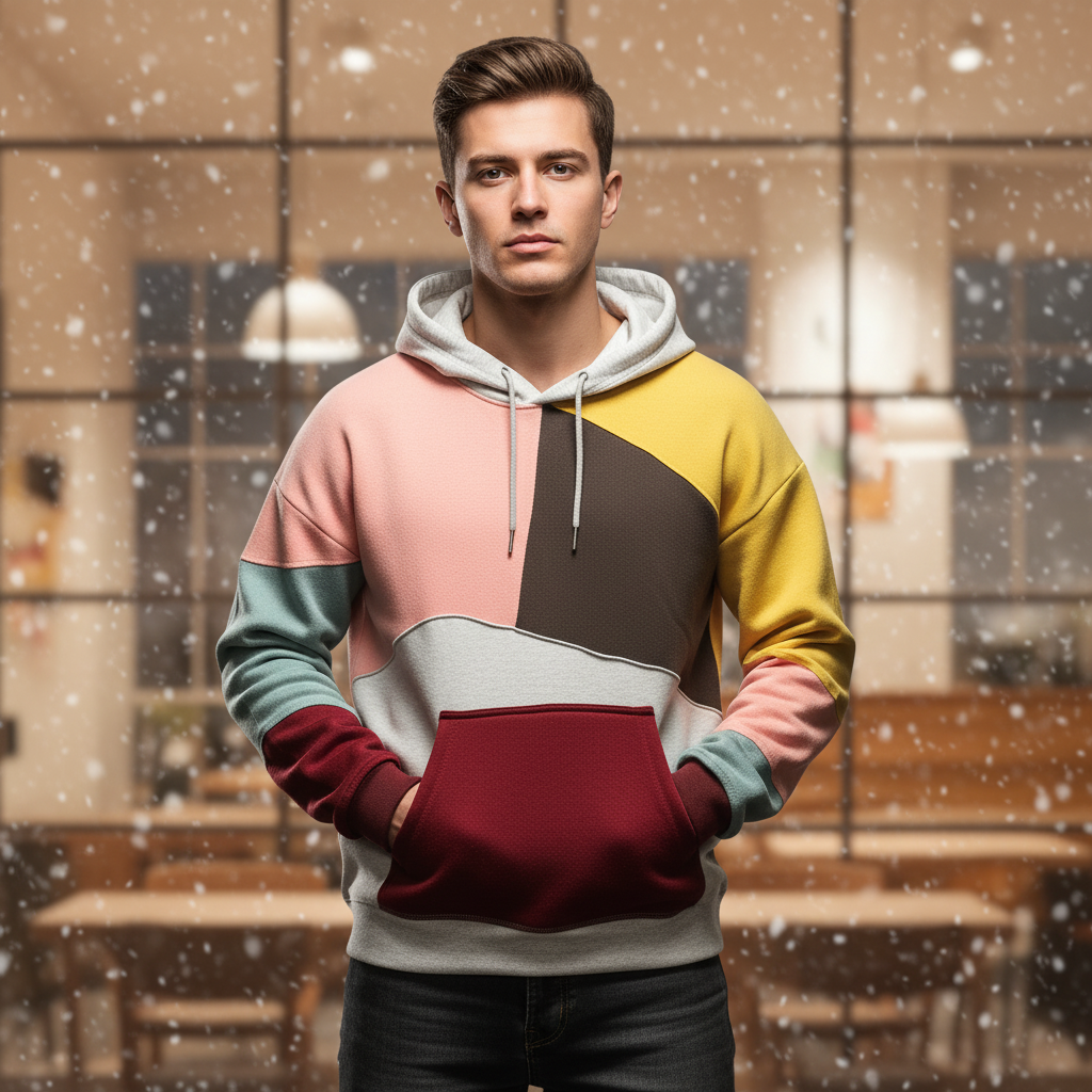 Hoodie met drukontwerp