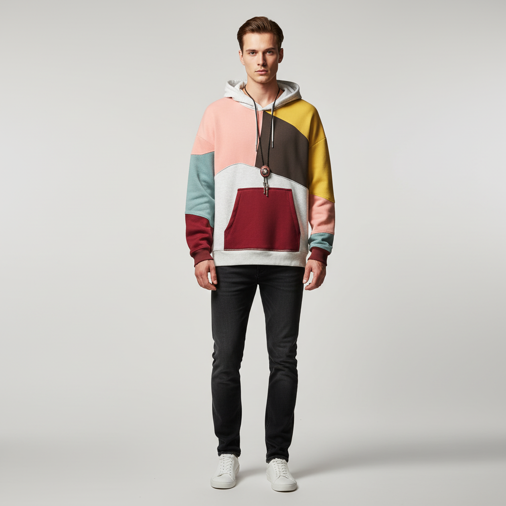 Hoodie met drukontwerp