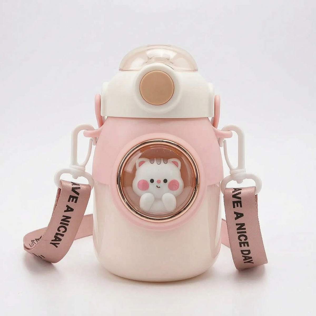 Kinderdrinkfles met cartoonfiguur