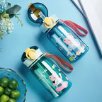 Kinderdrinkfles met rietje