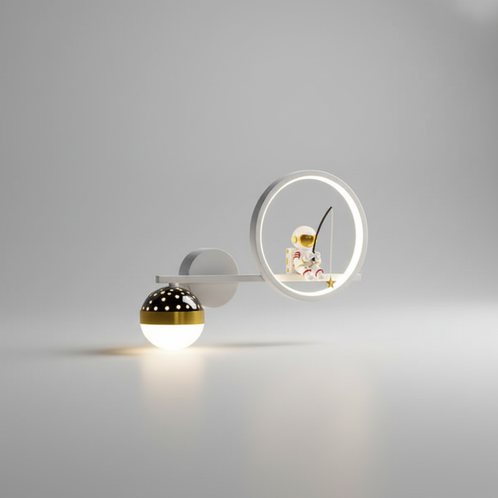 Wandlamp voor kinderkamer van metaal
