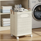 Opvouwbare rollen wasmand