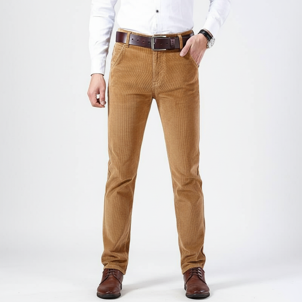 Heren corduroy broek